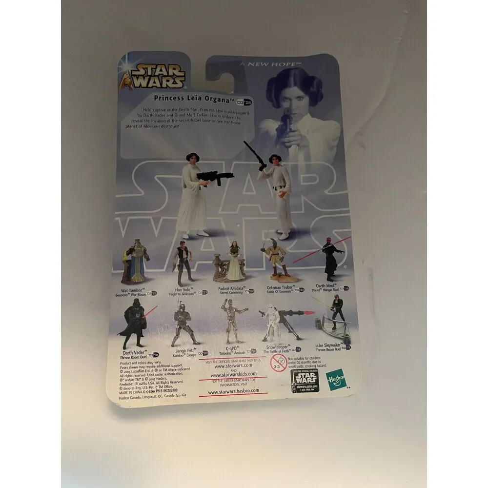 Vintage Princess LEIA ORGANA Imperial Captive Figure STAR WARS A New Hope 2003